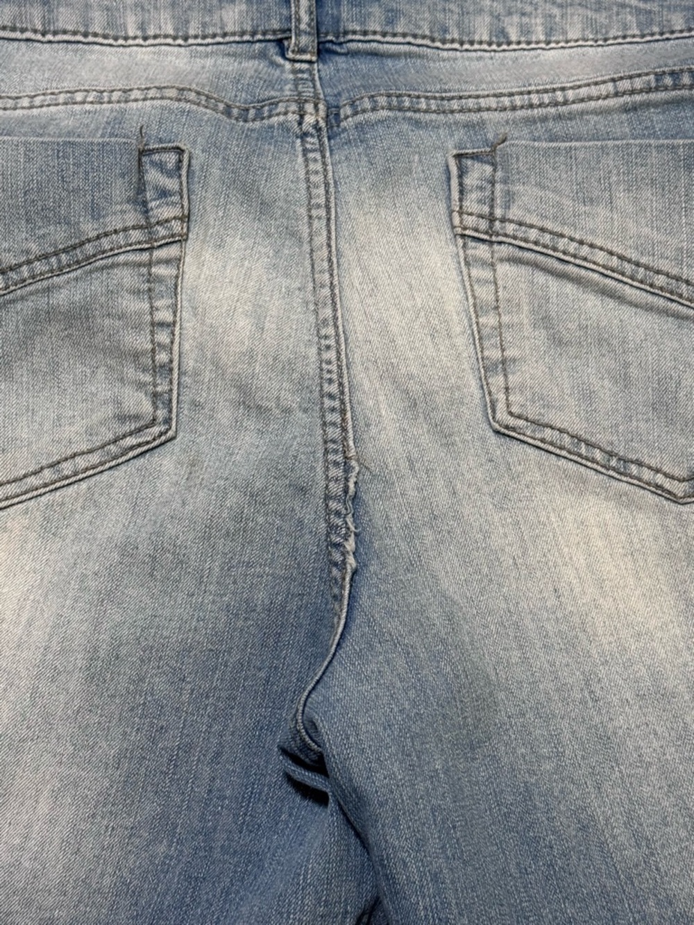 Route 66 Classic Fit Light Wash Denim Blue Jean Shorts Cotton Polyester Women 14 - Picture 8 of 17
